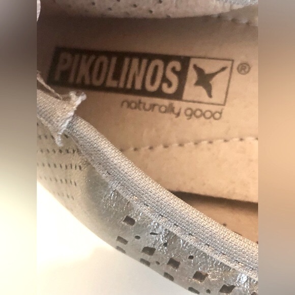 PIKOLINOS DARK GOLD ELASTICIZED SLIP-ON BLOCK HEEL SHOE SIZE EU 37 - Picture 11 of 16